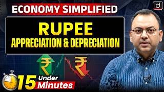 Rupee Appreciation & Depreciation | Economy Simplified | Indian Economy | Drishti IAS English