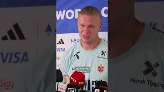 Haaland prepares for England showdown