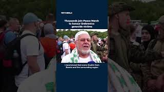 Thousands join Peace March to honour Srebrenica genocide victims