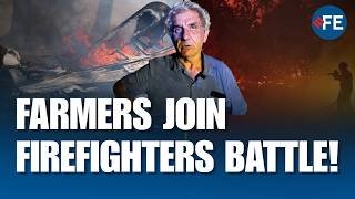 France Wildfires Rage Toward Bordeaux | Farmers Join Firefighters In Dramatic Overnight Battle