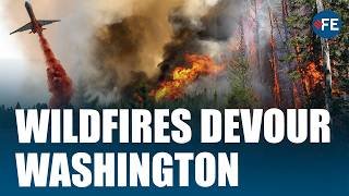 Washington Wildfire Explodes Through Spokane; Thousands Flee And Homes Burn Amid Extreme Conditions