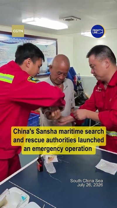 Rescued Vietnamese sailors express gratitude in Chinese
