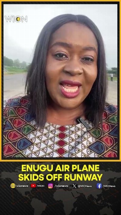 Enugu Air Aircraft Skids Off Runway During Landing At Benin Airport | WION Shorts