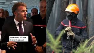Macron says wildfire fight 'toughest since the Second World War'