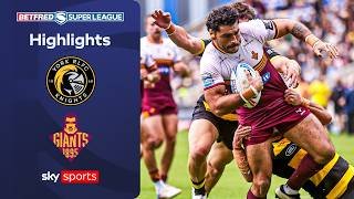 Giants edge past Knights | York Knights 22-24 Huddersfield Giants | Super League Highlights
