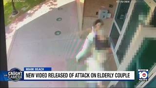 New video released of woman attacking elderly couple in Miami Beach, police say