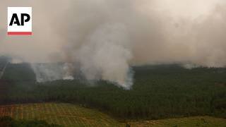 France resident says raging wildfire has 'eaten everything in its path'