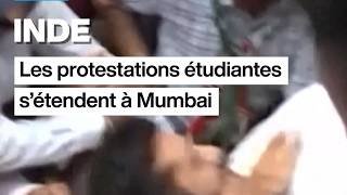 Inde : les protestations étudiantes s’étendent à Mumbai • FRANCE 24