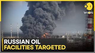 Ukraine Hits Russian Oil Sites in One of Largest Drone Raids | WION News