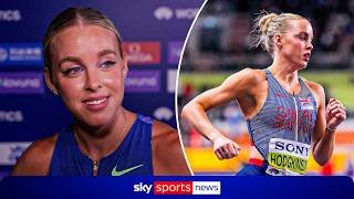 Keely Hodgkinson reacts after falling short of Women's 800m WR | "I wanted to be faster"