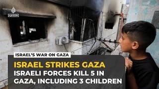 Israel bombs residential building in Gaza, killing at least five Palestinians