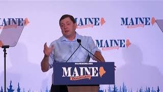 Maine's new US Senate nominee Jackson blasts incumbent Collins