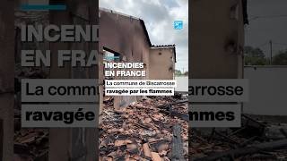 Incendies en France : la commune de Biscarrosse ravagée par les flammes • FRANCE 24