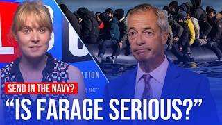 Can Farage get the navy to stop small boat crossings?