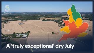 England and Wales see driest July on record