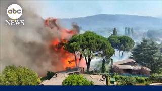 Europe's wildfires force over 300,000 people to evacuate as they burn towards cities