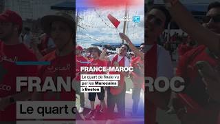 Mondial 2026 : le quart de finale France-Maroc vu par les Marocains à Boston • FRANCE 24