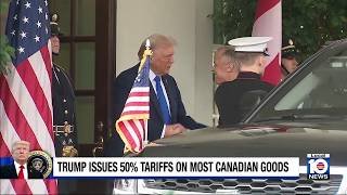 Trump’s new 50% tariff on Canada creates trade war concerns