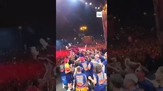 Spain’s World Cup-winning football team returned home
