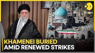 Khamenei Funeral: Iran's Slain Supreme Leader Ali Khamenei Buried Amid Renewed Strikes | WION
