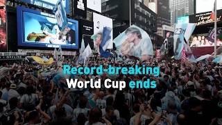Record-breaking World Cup ends