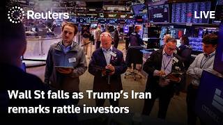 LIVE: View of NYSE as Wall Street falls