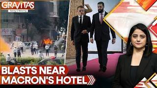 Damascus Blast: Explosions Struck Near Hotel Where President Macron Held Meeting | GRAVTAS
