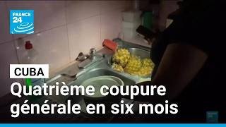 Nouvelle coupure de courant générale à Cuba • FRANCE 24