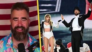 Jason Kelce REVIEWS Travis' Surprise Wedding Day Performance at MSG With Taylor Swift
