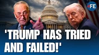 Schumer Slams Trump After Lindsey Graham Funeral | "Trump Is Afraid of the Voters" | Senate Speech
