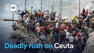 More than 60,000 migrants breach Spanish border | DW News