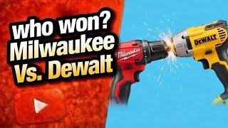 Milwaukee versus DeWalt - The test nobody wanted to do | Tools for Fools 🧰 video series
