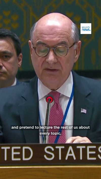 US deputy ambassador Dan Negrea addressed the brief US walkout.