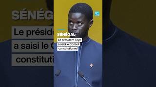 Sénégal : le président Diomaye Faye a saisi le Conseil constitutionnel • FRANCE 24
