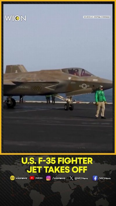 US-Iran War: US Military Releases Video Of F-35 Fighter Jet Taking Off From USS Lincoln Carrier