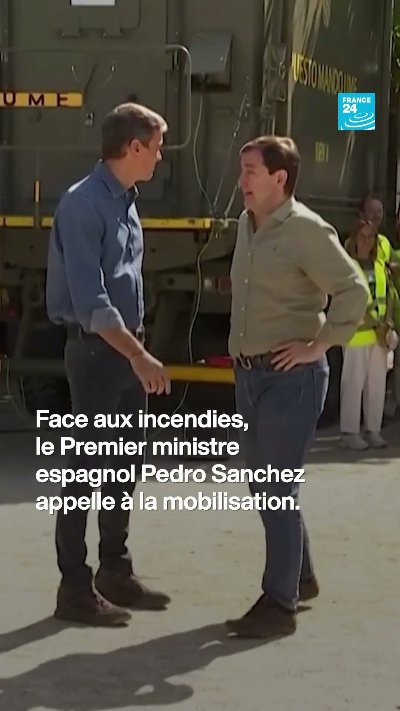 Espagne : des incendies toujours pas maîtrisés • FRANCE 24