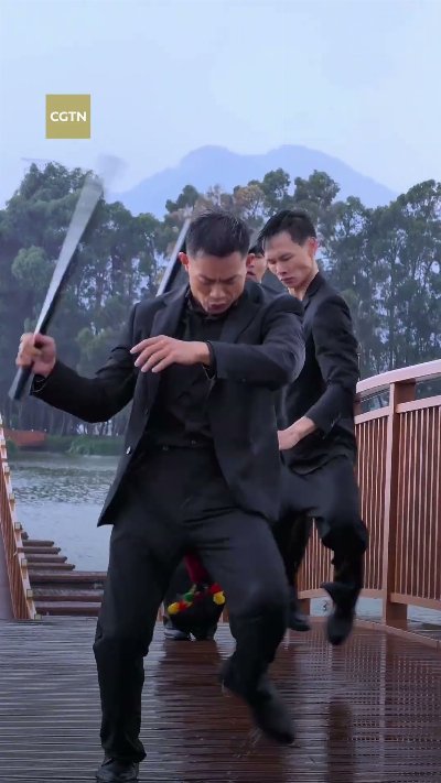 Rain, rhythm and Yunnan spirit: A stunning knife dance goes viral