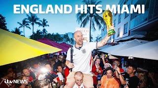 England v Norway: Fans go wild in Miami