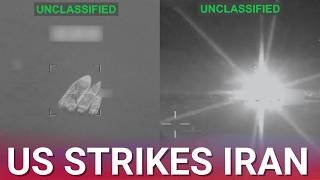 US military confirms powerful strikes on Iran over Strait of Hormuz attacks