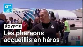 L'équipe égyptienne de football entourés des supporters à leur retour • FRANCE 24