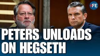 ‘Where Is The Strategy?’ Peters Puts Hegseth On The Spot Over Iran | WORLD NEWS | US NEWS