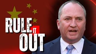 ‘Rule it out’: Barnaby Joyce doubles down on China links to outage questions