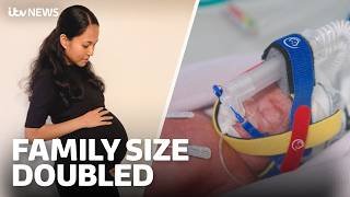 This mum already had four children - and she just gave birth to quadruplets