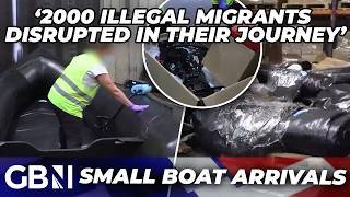 First MAJOR raid of small boats on UK soil as 2,000 illegal migrants halted in CRACKDOWN