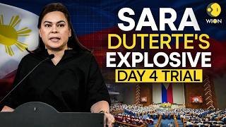 Philippines Senate LIVE: VP Sara Duterte EXPLOSIVE Impeachment Trial Enters Day 4 | WION