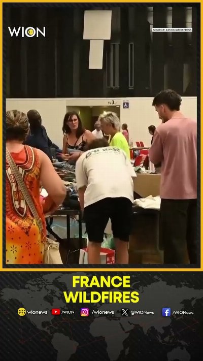 France Wildfires Rage Across Region As 250,000 Evacuated | WION Shorts