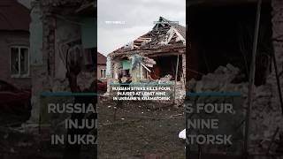 Russian strike kills four, injures at least nine in Ukraine's Kramatorsk