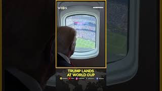 Trump Arrives At World Cup Final Aboard Marine One | WION Shorts