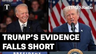 Trump’s ‘Evidence’ Of Election Fraud Not Compelling | Harriet Alexander