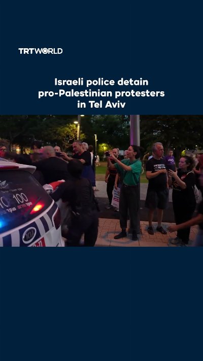 Israeli police detain protesters at anti-settler violence rally